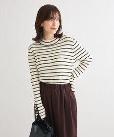 Green Parks 袖口金釦リブニットプルオーバー