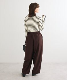 Green Parks 袖口金釦リブニットプルオーバー