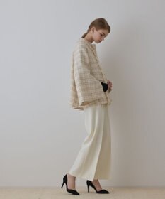 GRACE CONTINENTAL フレアスリーブツイードジャケット