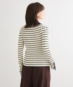 Green Parks 袖口金釦リブニットプルオーバー