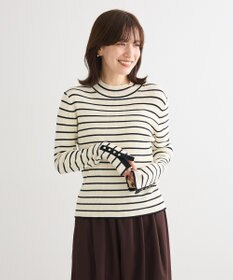 Green Parks 袖口金釦リブニットプルオーバー