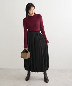 Green Parks 袖口金釦リブニットプルオーバー