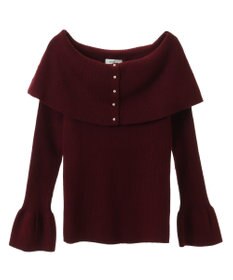 earth music&ecology ２Ｗａｙオフショルニットプルオーバー