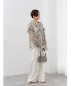 Te chichi シャイニーワイドパンツ(セットアップ可)