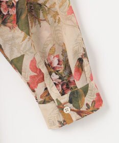 自由区 【SHIHOさん着用】ボタニカルプリント ワンピース