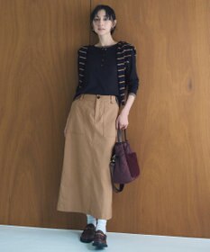 ANY キルティング×ボアコンビ巾着