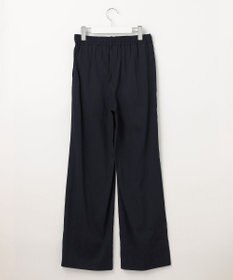 23区 【洗える】リネンレーヨンストレッチ ドロスト パンツ