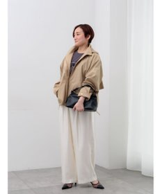 Te chichi シャイニーワイドパンツ(セットアップ可)