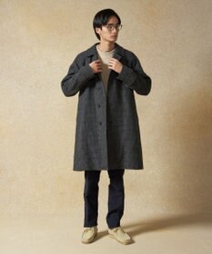 J.PRESS MEN 【J.PRESS Original Fabric for CUBA BEACH】ツイードバルカラーコート
