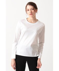 DAKS ミニハウスチェック襟 ダブルカラーTシャツ