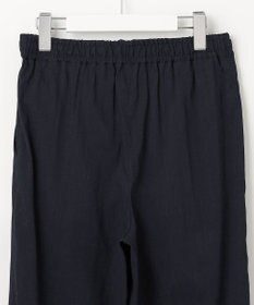 23区 【洗える】リネンレーヨンストレッチ ドロスト パンツ