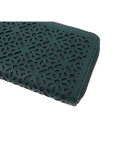 genten ダイヤカットワーク　Lファスナー長財布