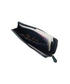 genten ダイヤカットワーク　Lファスナー長財布