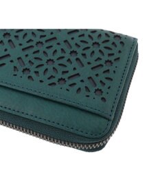genten ダイヤカットワーク　Lファスナー長財布