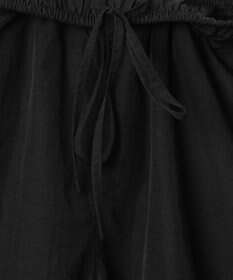 WEGO 【ウエストゴム】ラインリボンデザインナイロンバンツ