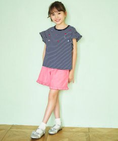 組曲 KIDS 【110-140㎝】 フルーティーボーダーTシャツ