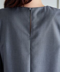 Tiaclasse L 裾フレアパフスリーブワンピース