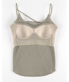 AMPHI カップ付きインナー 【ブラトップ】 キャミソール 上向きで立体的なバストシルエット しめつけ感が少ない 脇スッキリ JWG100 アンフィ／ワコール