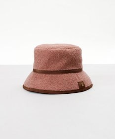 AURORA LANVIN en Bleu ランバン オン ブルー ボアバケットハット