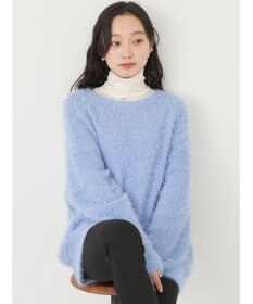 earth music&ecology ゆるモヘアライクレースニット