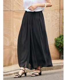 AMERICAN HOLIC エアリーギャザーガウチョパンツ【裏地：接触冷感】