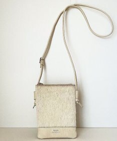 Hekhèr Le Style de Vie 【日本製】ハラコ×シュリンクレザー スマートフォンポシェット