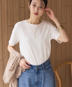 AMERICAN HOLIC きれいめコットンベーシックＴシャツ（５分袖）