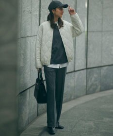 23区 L 【WEB限定カラーあり/洗える】ウーステッドウール ビッグシルエット ニット