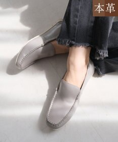 Pointer 本革インヒールローファー