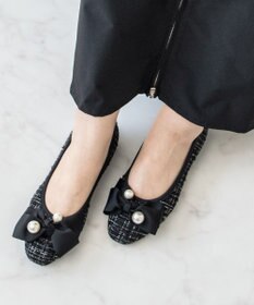Bridget Birkin 【Bridget Birkin】ビッグパールリボンフラットシューズ
