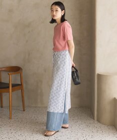 AMERICAN HOLIC きれいめコットンベーシックＴシャツ（５分袖）