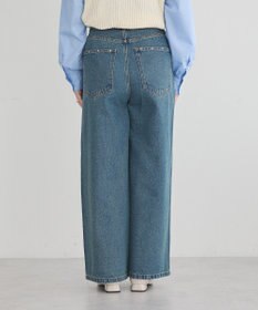 earth music&ecology スタッズデニムパンツ