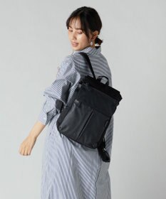 Y'SACCS ナイロン×牛革コンビシリーズ リュックサック