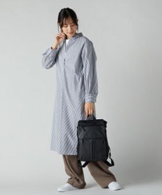 Y'SACCS ナイロン×牛革コンビシリーズ リュックサック