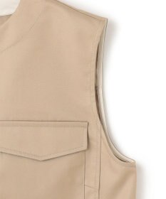 uncrave チノギャバジン ジレブラウス