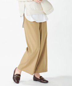 J.PRESS LADIES 【洗える】T／Rアルデンテツイル パンツ