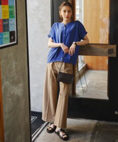 ANY SIS ツイステッドクリアチノワイド パンツ