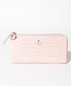 LANVIN en Bleu マゼンダ Lファスナー長財布