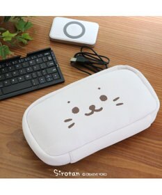 Mother garden しろたん ガジェットポーチ 顔ぼん