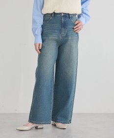 earth music&ecology スタッズデニムパンツ