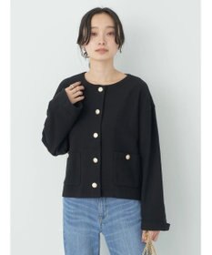 earth music&ecology 金釦スラブカーディガン