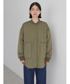 AMERICAN HOLIC キルポカリブ付きキルティングブルゾン