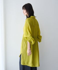 YECCA VECCA シアー2way袖バルーンチュニック