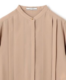 BEIGE， 【洗える】STOW / フロントタックブラウス