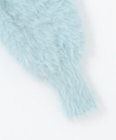 ANY SIS 【洗える】フィルムラメシャギー ニット