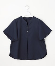 ANY SIS S スムージーポリエステル スキッパー ブラウス