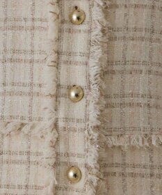 GRACE CONTINENTAL フレアスリーブツイードジャケット