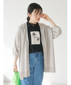 CRAFT STANDARD BOUTIQUE UVカット/接触冷感/マシンウォッシャブル/Vネックビッグニットカーディガン