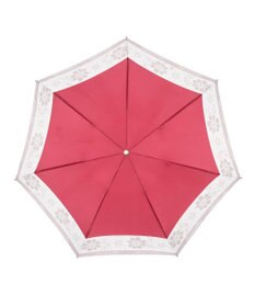 MOONBAT LANVIN en Bleu 折りたたみ傘 サテンプリントフラワー