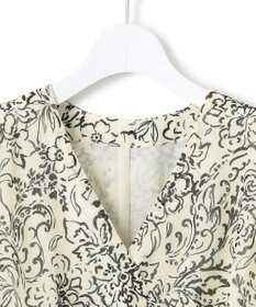 23区 L 【洗える】アンティークフラワープリント ワンピース